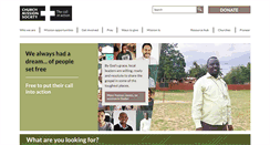 Desktop Screenshot of churchmissionsociety.org